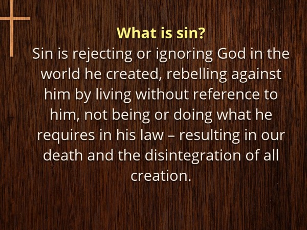 What Is Sin Meaning For Kids