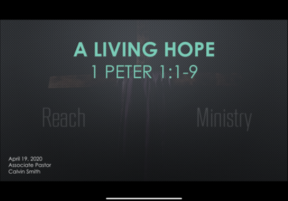 A Living Hope by Associate Pastor Calvin Smith