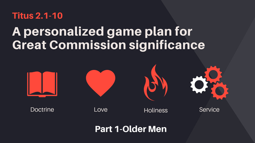A Personalized Plan for Great Commission Significance, Part 1