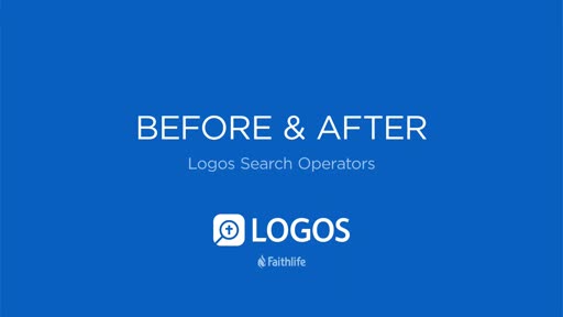 Search Operators - BEFORE AFTER