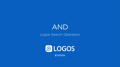 Search Operators - AND