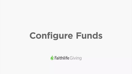 Configure Funds