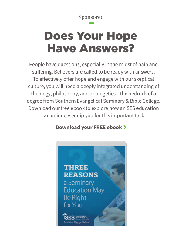 Does Your Hope Have Answers? People have questions, especially amid pain and suffering. Believers are called to be ready with answers. To effectively offer hope and engage with our skeptical culture, you'll need a deeply integrated understanding of theology, philosophy, and apologetics—the bedrock of a degree from Southern Evangelical Seminary & Bible College. SES provides a fully immersive digital campus experience to meet even the most demanding schedules.