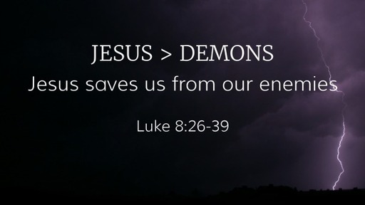 Jesus > Demons