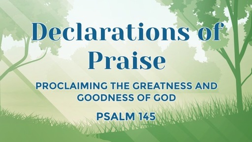 Psalm 145 - Declarations of Praise
