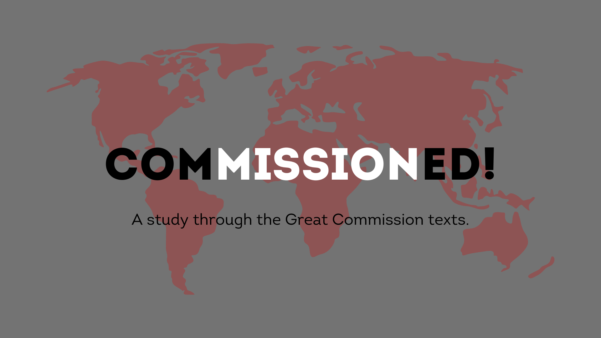Commissioned! The Model of the Commission - Logos Sermons