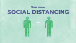 Please Observe Social Distancing  image 1