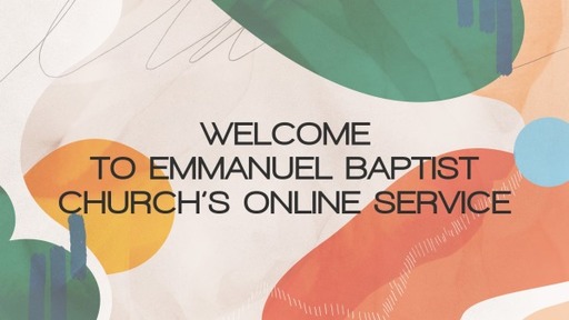 May 17 Online Worship Service
