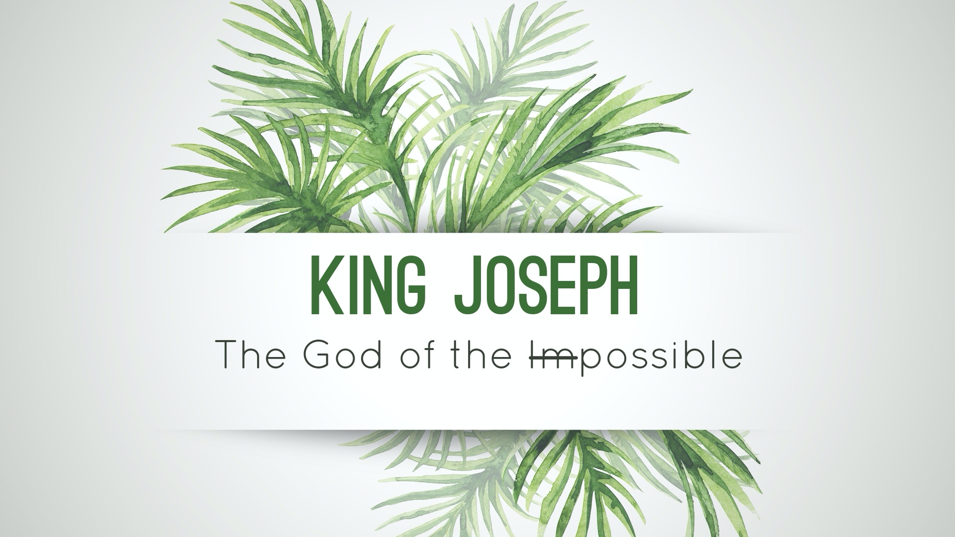 King Joseph Logos Sermons