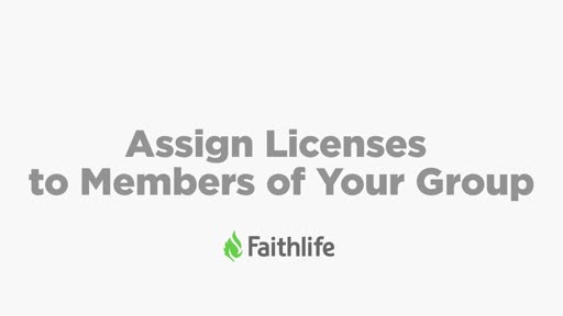 Assign Licenses to Members of Your Group
