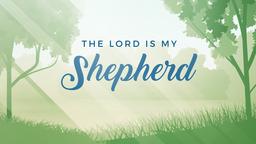 The Lord is my Shepherd  PowerPoint Photoshop image 1