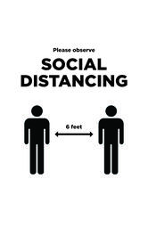 Please Observe Social Distancing  image 2