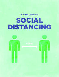 Please Observe Social Distancing  image 2