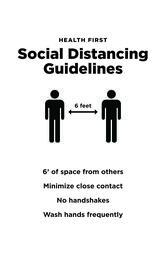 Health First Social Distancing Guidelines  image 2
