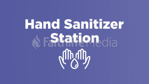 Hand Sanitizer Station