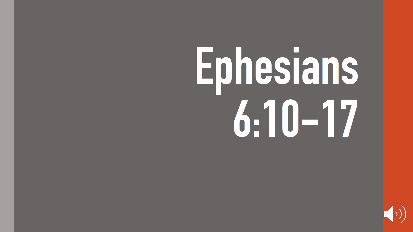 ephesians 6 10-17