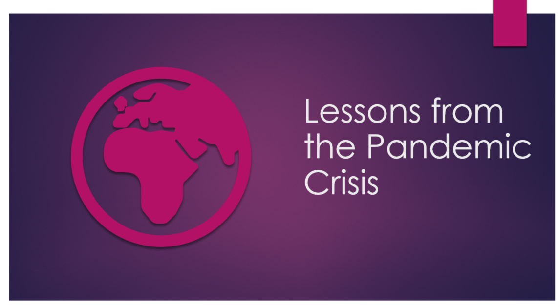 Lessons from the Pandemic Crisis - Logos Sermons