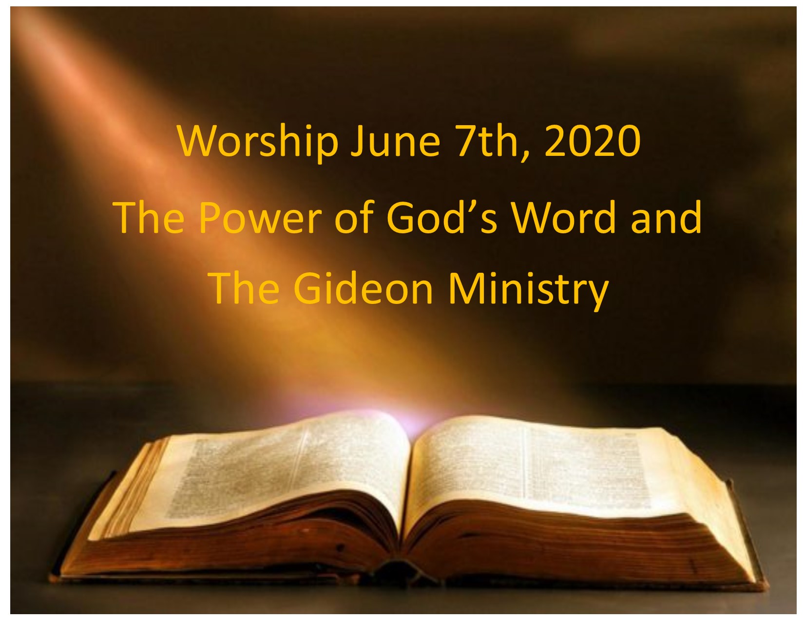 The Power of God's Word and the Ministry of The Gideons - Logos Sermons