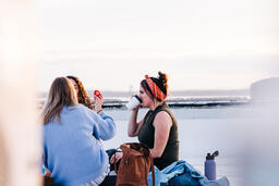 Women Talking and Having a Picnic Together  image 3