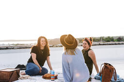 Women Talking and Having a Picnic Together  image 2