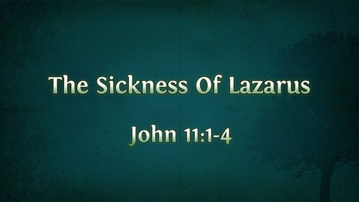 The Sickness of Lazarus