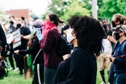 Black Woman at a Rally  image 1