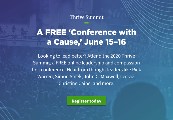 Thrive Summit, a FREE 'Conference with a Cause,' June 15–16