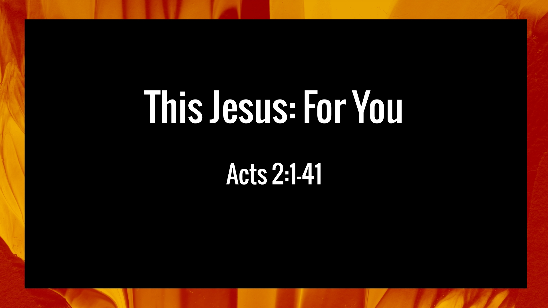 This Jesus: For you - Logos Sermons