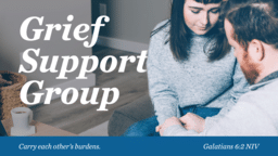 Grief Support Group Blue  PowerPoint image 1