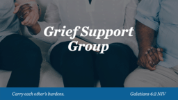 Grief Support Group Blue - Graphics for the Church - Logos Sermons