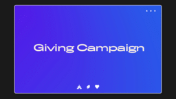 Giving Campaign UIUX  PowerPoint image 1