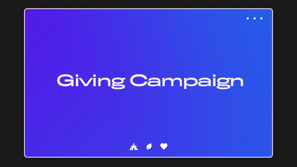 Giving Campaign UIUX large preview