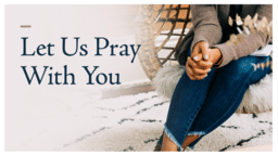 Let Us Pray With You  PowerPoint image 1