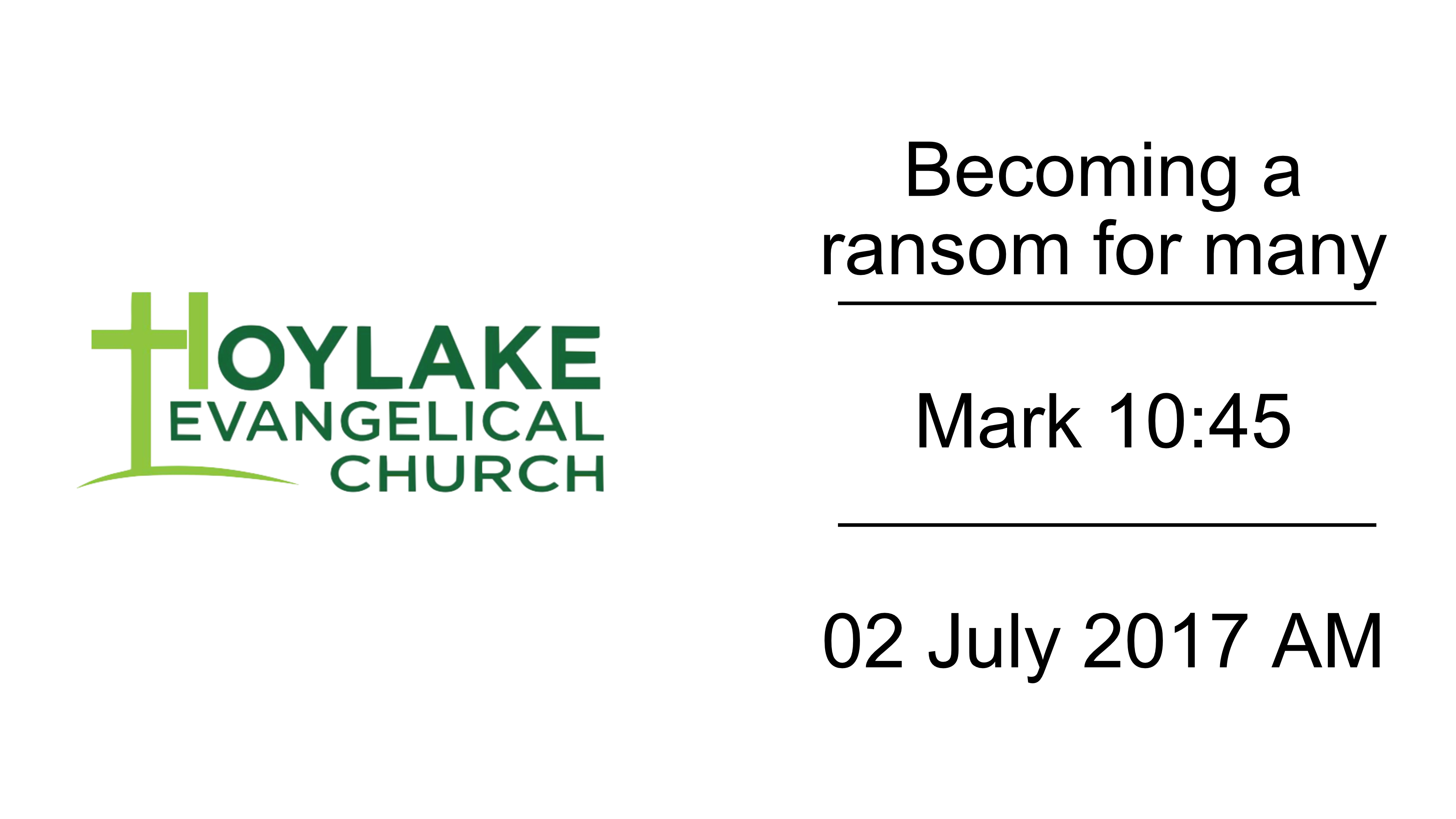 Becoming A Ransom For Many Mark 10 45 02 July 2017 AM Faithlife mark-10-28-peter-began-to-say-to-him-look-we-have-left-everything