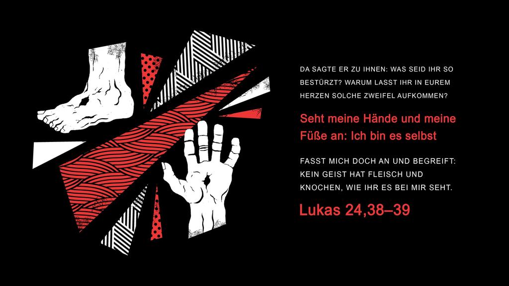 Lukas 24,38–39 large preview