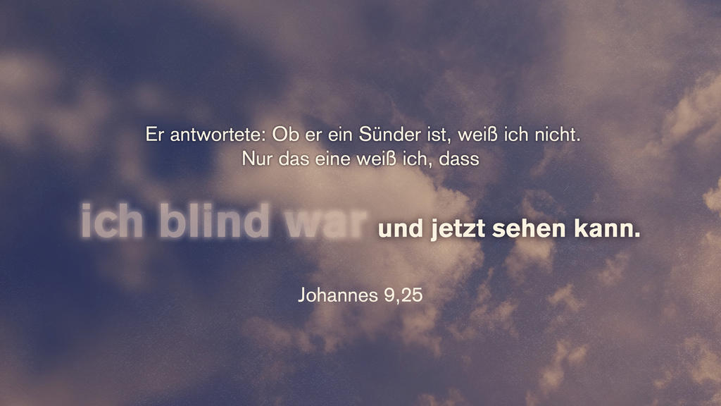 Johannes 9,25 large preview
