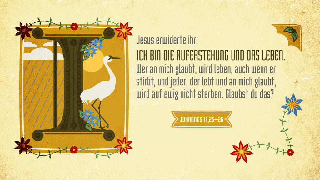 Johannes 11,25–26 large preview