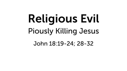 Religious Evil