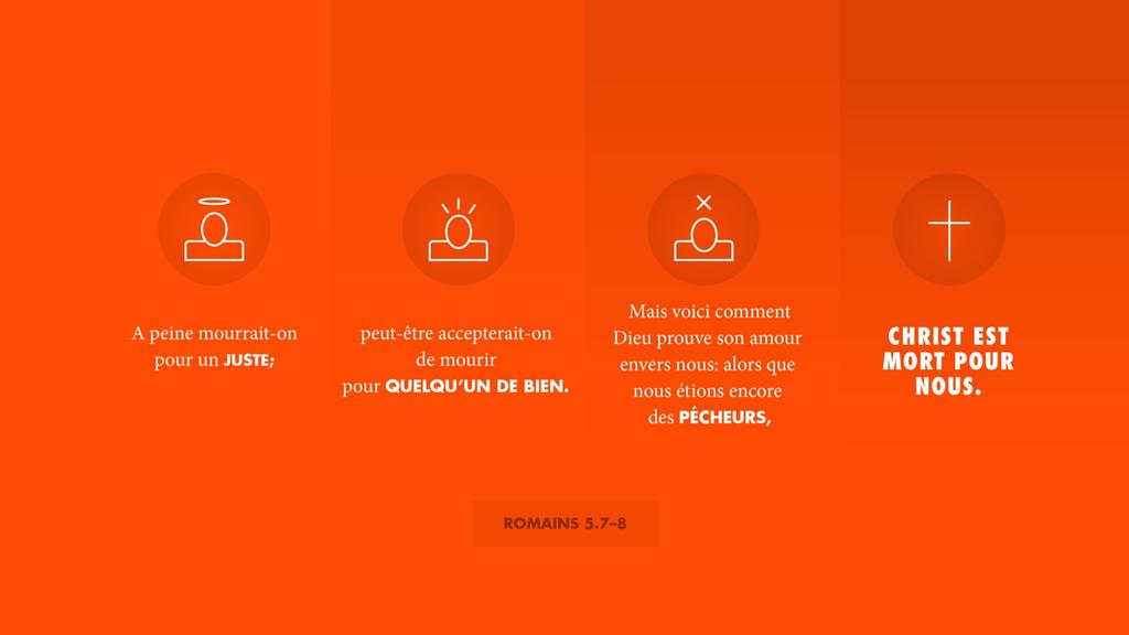 Romains 5.7–8 large preview