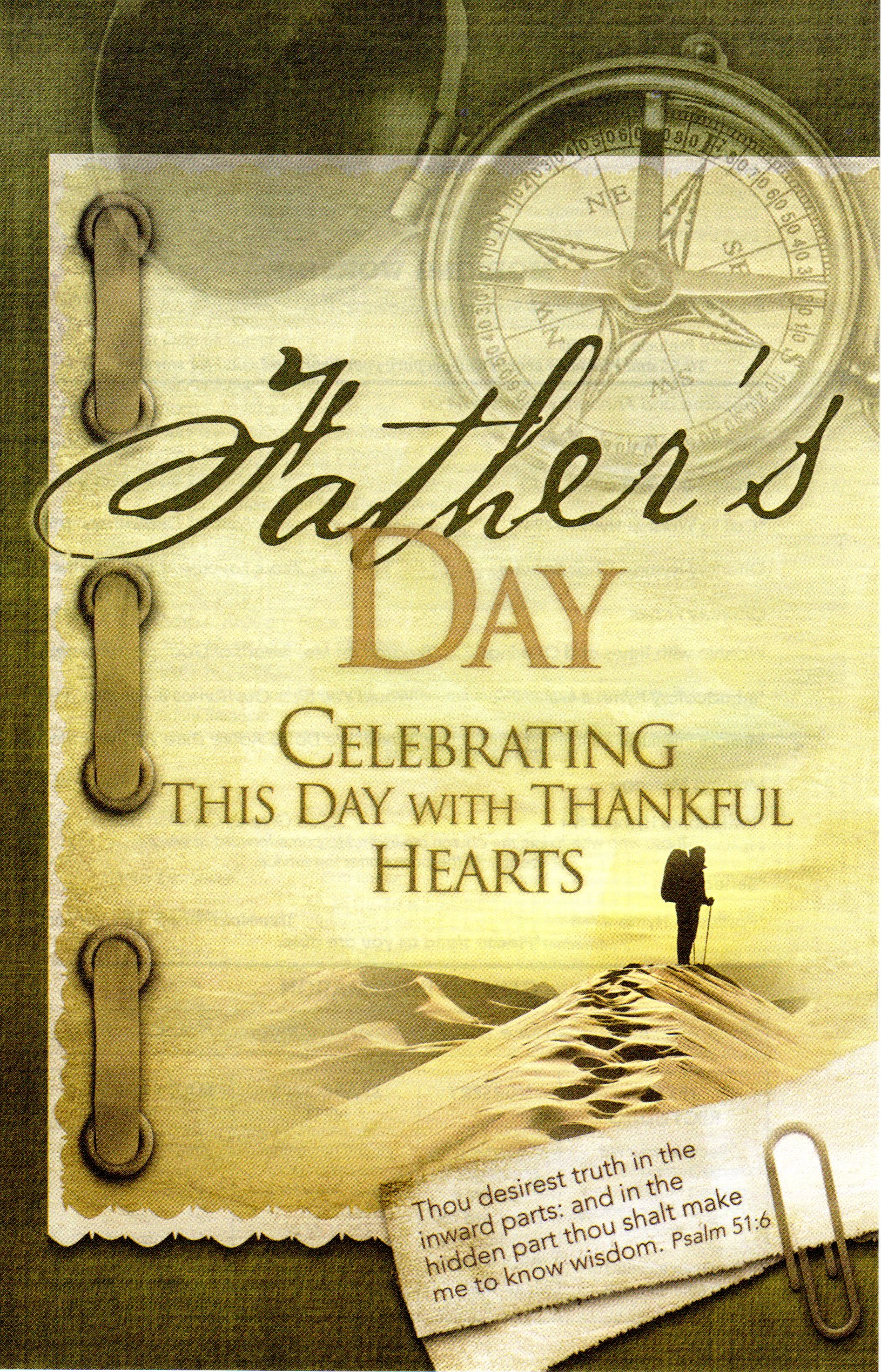 For Father's Day Let Us Consider 