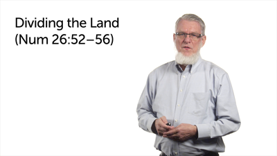 Division of the Land and Counting the Levites (Num 26:52–65)