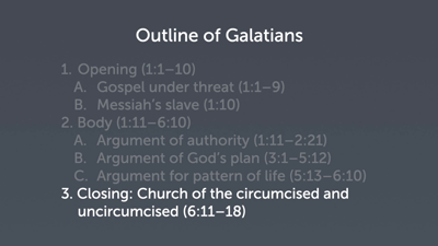New Creation: Part 1 (Gal 6:11–13)
