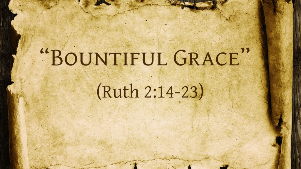 "Bountiful Grace" (Ruth 2:14-23)