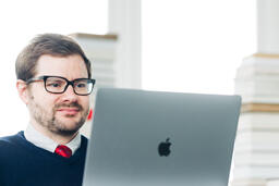 Man Studying on a Laptop  image 2