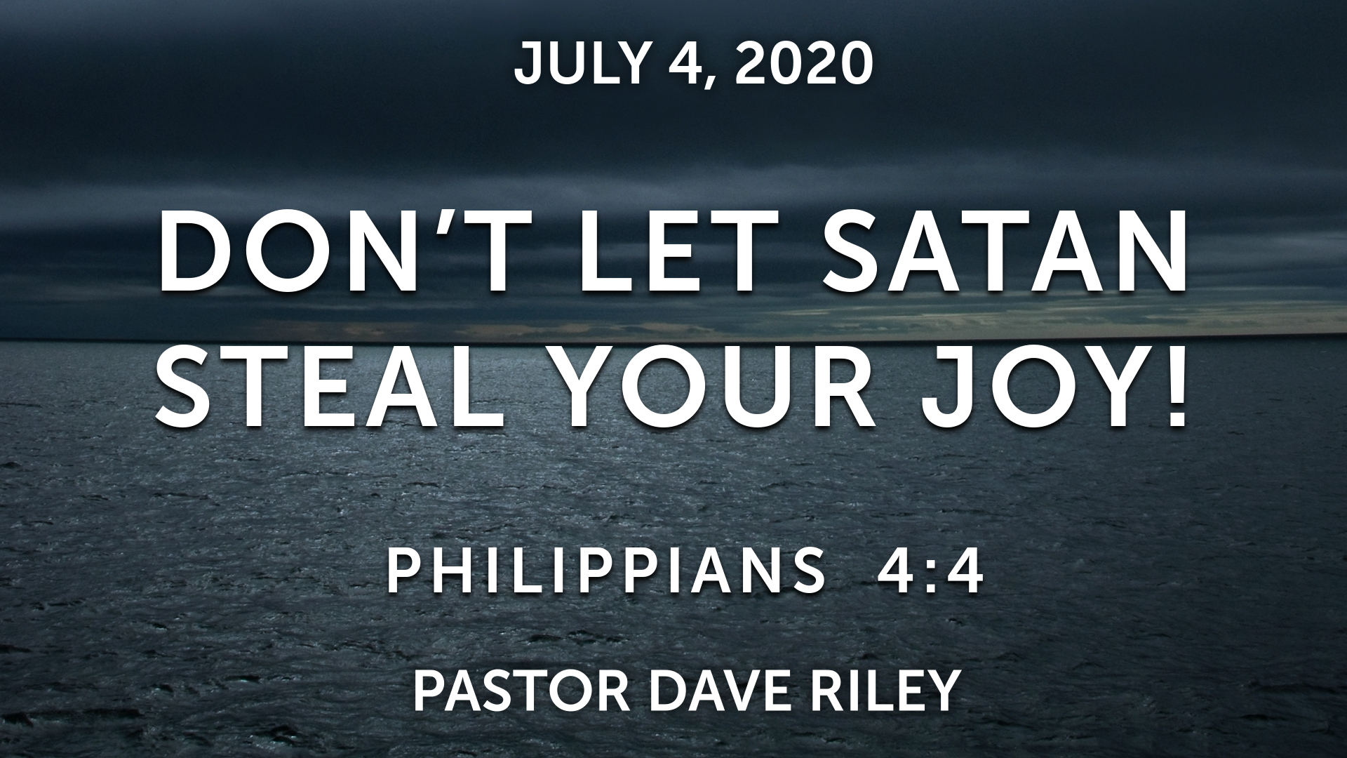 Don't Let Satan Steal Your Joy! - Faithlife Sermons