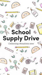 School Supply Drive Pencil  PowerPoint image 6