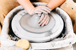 A Woman Making Pottery  image 2
