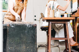 Woman Making Art in a Studio  image 2