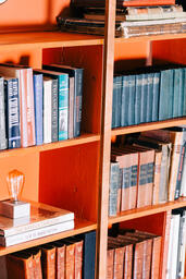 A Book Shelf Full of Books  image 1