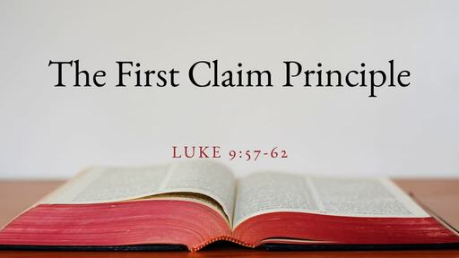 The First Claim Principle